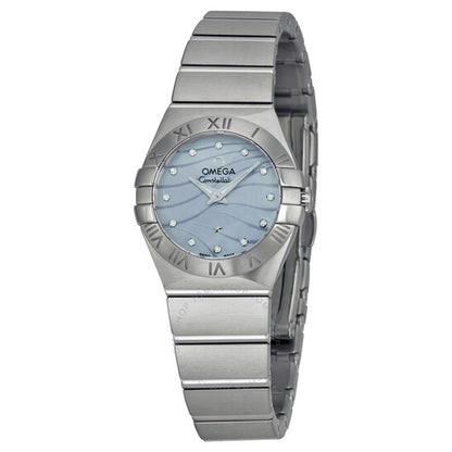 Omega, Constellation Blue Mother of Pearl Dial Ladies Watch