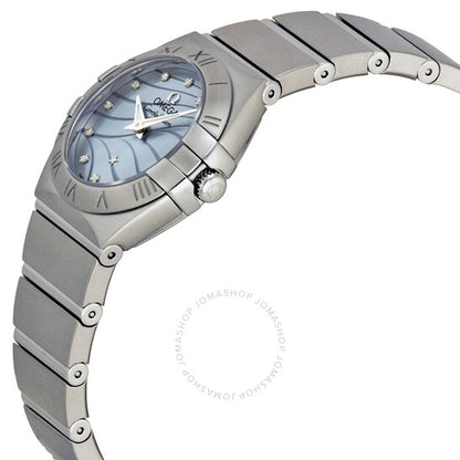 Omega, Constellation Blue Mother of Pearl Dial Ladies Watch