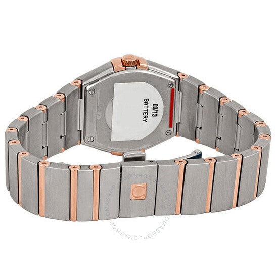 أوميغا، ساعة كونستليشن بنية اللون بمينا جيلوشيه للسيدات