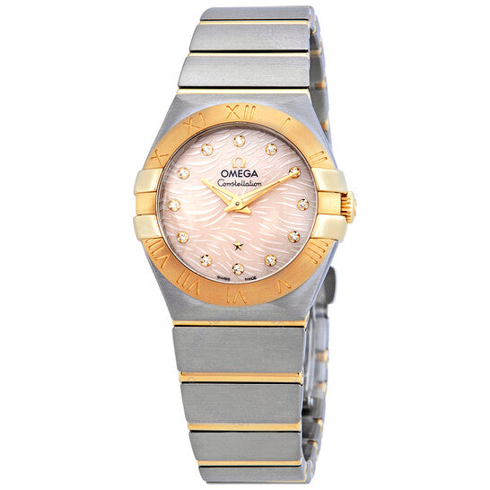Omega, Constellation Coral Dial Ladies Watch