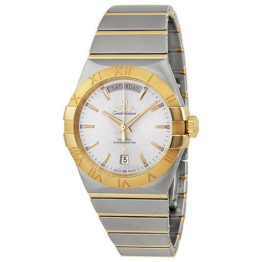 Omega, Constellation Day Silver Dial Gold and Steel Men's Watch 12320382202002
