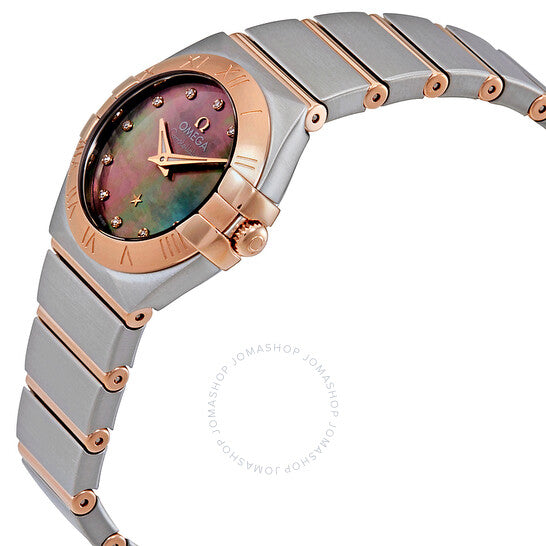 ساعة أوميغا كونستليشن النسائية بمينا من عرق اللؤلؤ