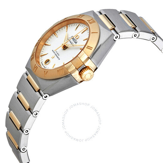 Omega, Constellation Manhattan Automatic Chronometer Silver Dial Ladies Watch