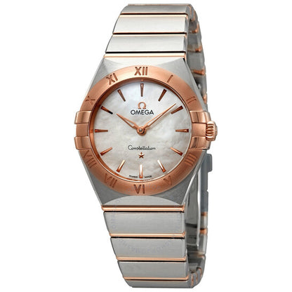 Omega, Constellation Manhattan Mother of Pearl Dial Ladies Watch