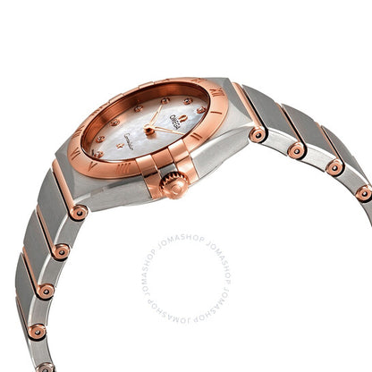Omega, Constellation Manhattan Mother of Pearl Dial Ladies Watch