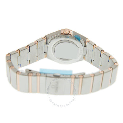 Omega, Constellation Manhattan Quartz Diamond Brown Dial Ladies Watch