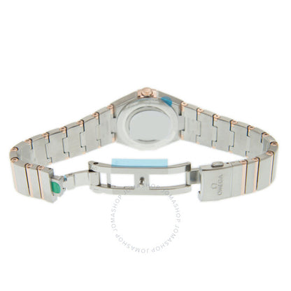 Omega, Constellation Manhattan Quartz Diamond Brown Dial Ladies Watch