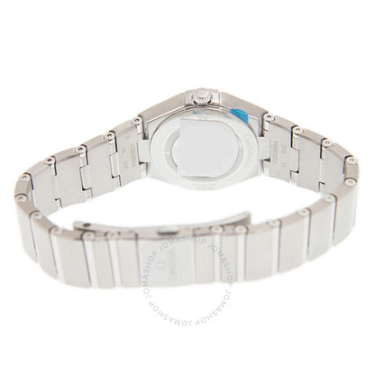 Omega, Constellation Manhattan Quartz Diamond Grey Dial Ladies Watch