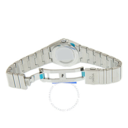 Omega, Constellation Manhattan Quartz Diamond Grey Dial Ladies Watch