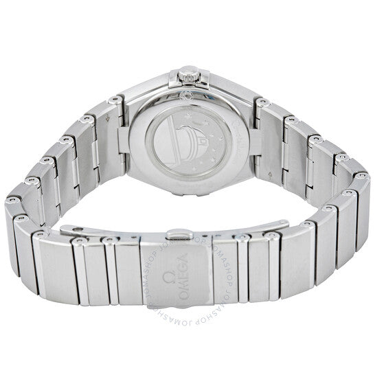 Omega, Constellation Manhattan Quartz Diamond Silver Dial Ladies Watch