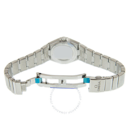 Omega, Constellation Manhattan Quartz Diamond Silver Dial Ladies Watch