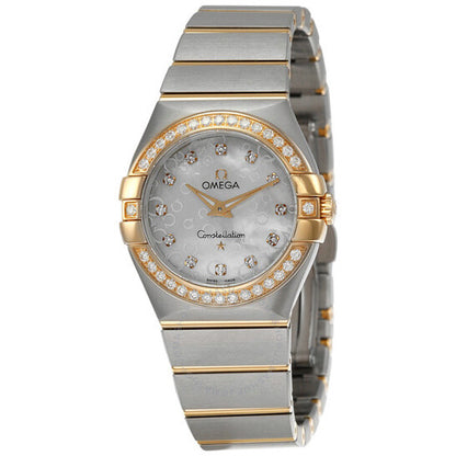 Omega, Constellation Mothe of Pearl Dial Ladies Watch 12325276055009