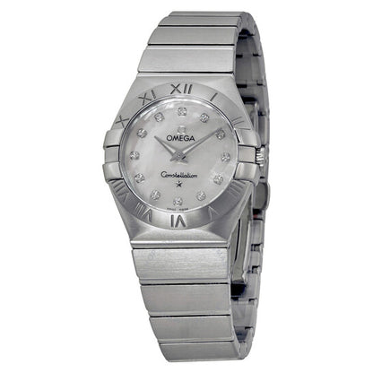 Omega, Constellation Mother of Pearl Diamond Dial Ladies Watch