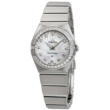 Omega, Constellation Mother of Pearl Diamond Dial Ladies Watch
