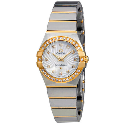 Omega, Constellation Mother of Pearl Diamond Dial Ladies Watch