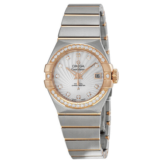 Omega, Constellation Mother of Pearl Diamond Dial Ladies Watch