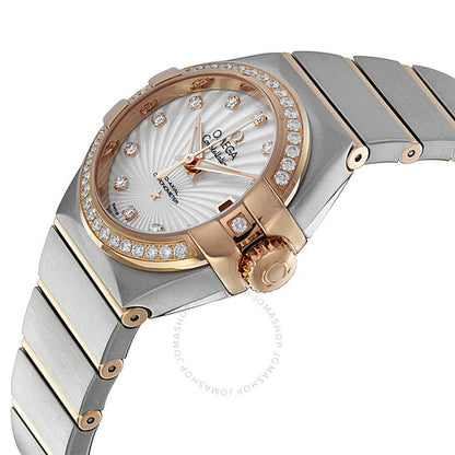 Omega, Constellation Mother of Pearl Diamond Dial Ladies Watch