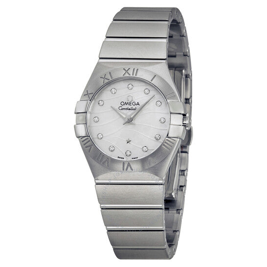 Omega, Constellation Mother of Pearl Diamond Dial Ladies Watch