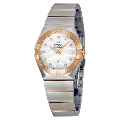 Omega, Constellation Mother of Pearl Diamond Dial Ladies Watch