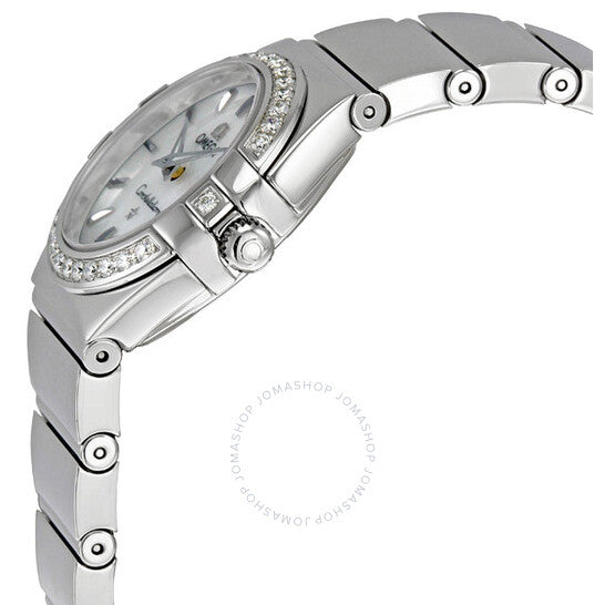 Omega, Constellation Mother of Pearl Diamond Ladies Watch 12315246005002