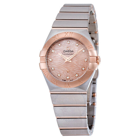 Omega, Constellation Pink Mother of Pearl Dial Ladies Watch