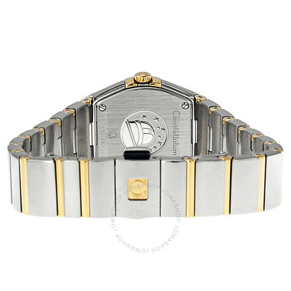 ساعة أوميغا كونستليشن للسيدات، كوارتز مصقول، عرق اللؤلؤ الأبيض