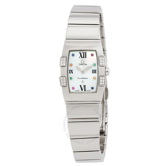 Omega, Constellation Quartz White Dial Ladies Watch