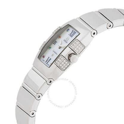 Omega, Constellation Quartz White Dial Ladies Watch