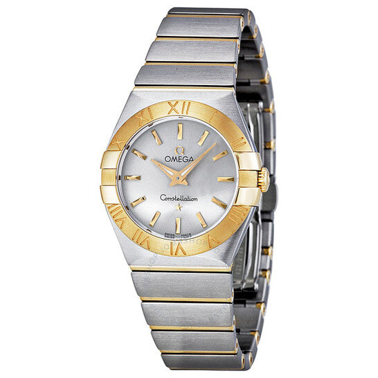 Omega, Constellation Quartz Silver Dial Ladies Watch