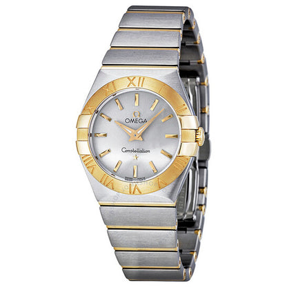 Omega, Constellation Quartz Silver Dial Ladies Watch