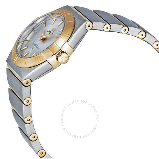 Omega, Constellation Quartz Silver Dial Ladies Watch