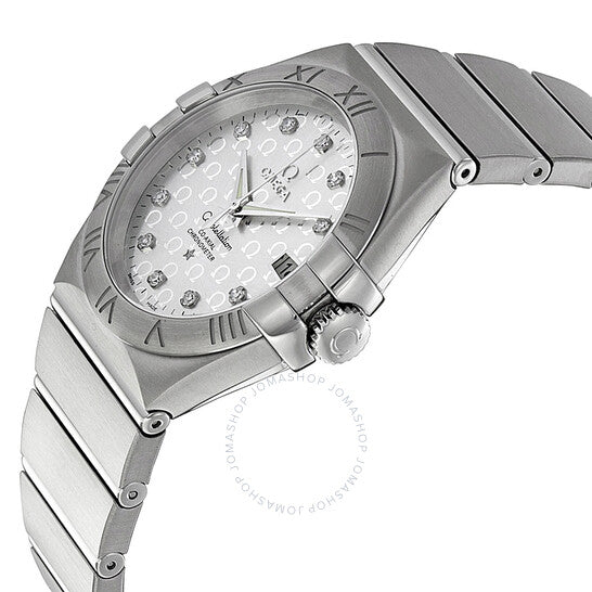 Omega, Constellation Silver Diamond Dial Stainless Steel Men's Watch