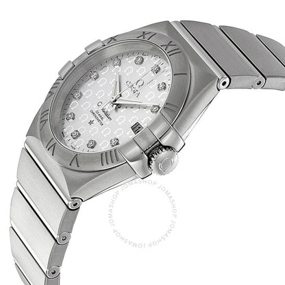 Omega, Constellation Silver Diamond Dial Stainless Steel Men's Watch