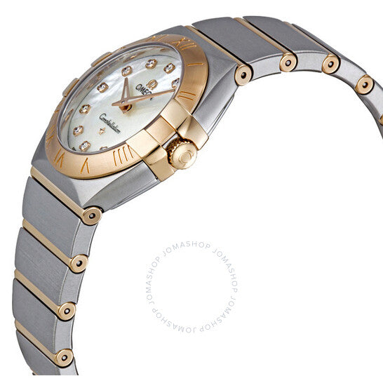 Omega, Constellation White Mother of Pearl Dial Ladies Watch