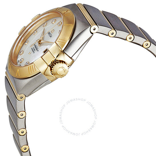 Omega, Constellation White Mother of Pearl Steel Ladies Watch