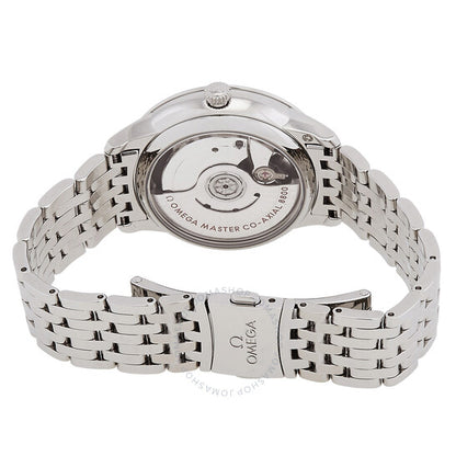 ساعة أوميغا دي فيل أوتوماتيكية للسيدات بمينا أزرق