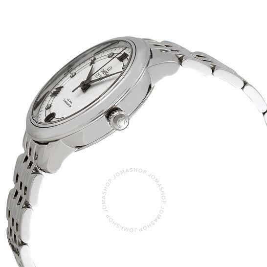 Omega, De Ville Automatic Diamond Silver Dial Ladies Watch