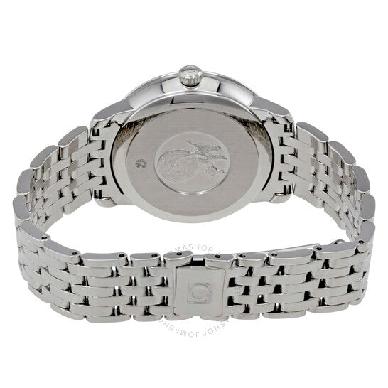 ساعة أوميغا دي فيل أوتوماتيكية للسيدات بمينا رمادي