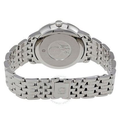 ساعة أوميغا دي فيل أوتوماتيكية للسيدات بمينا رمادي