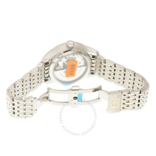 ساعة أوميغا دي فيل أوتوماتيكية للرجال بمينا فضي