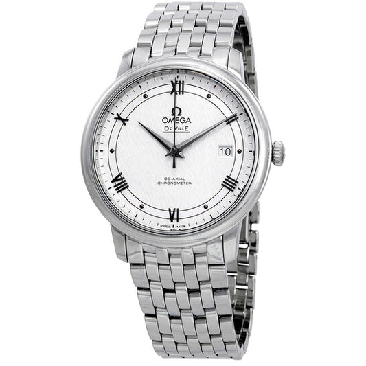 Omega, De Ville Automatic Silvery White Dial Men's Watch