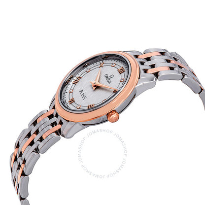 Omega, De Ville Diamond Silver Dial Two-tone Ladies Watch