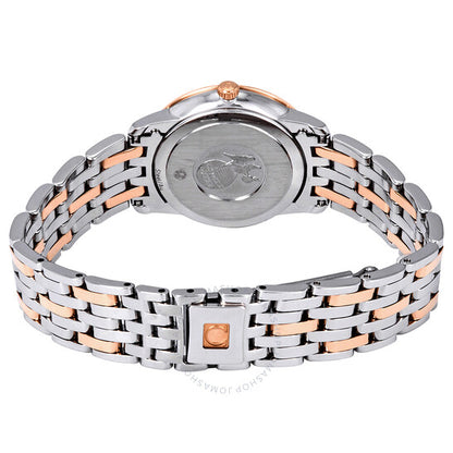 Omega, De Ville Diamond Silver Dial Two-tone Ladies Watch