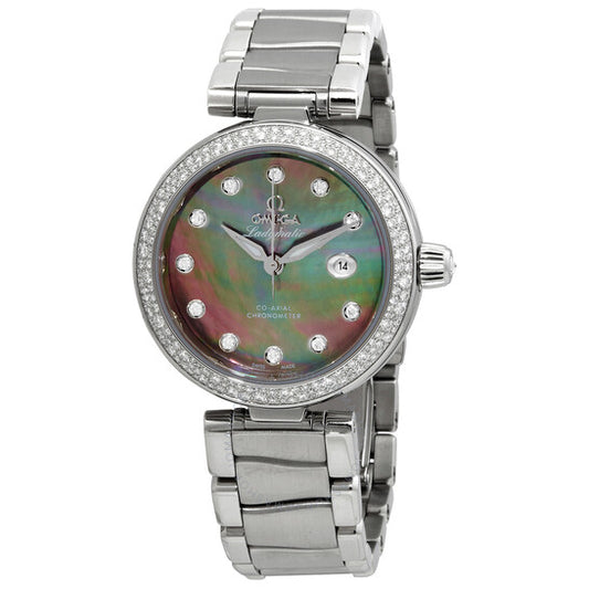 ساعة أوميغا دي فيل ليدي ماتيك تاهيتي أوتوماتيكية بمينا من عرق اللؤلؤ