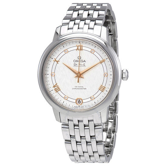 Omega, De Ville Prestige Automatic Silver Dial Ladies Watch