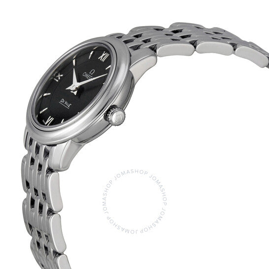 Omega, De Ville Prestige Black Dial Ladies Watch 42410246001001