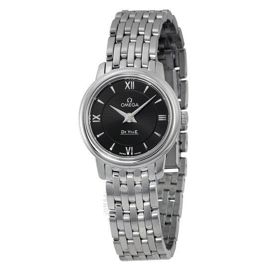 Omega, De Ville Prestige Black Dial Ladies Watch 42410246001001