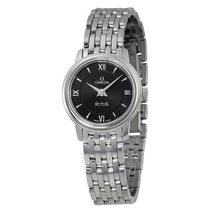Omega, De Ville Prestige Black Dial Ladies Watch 42410246001001