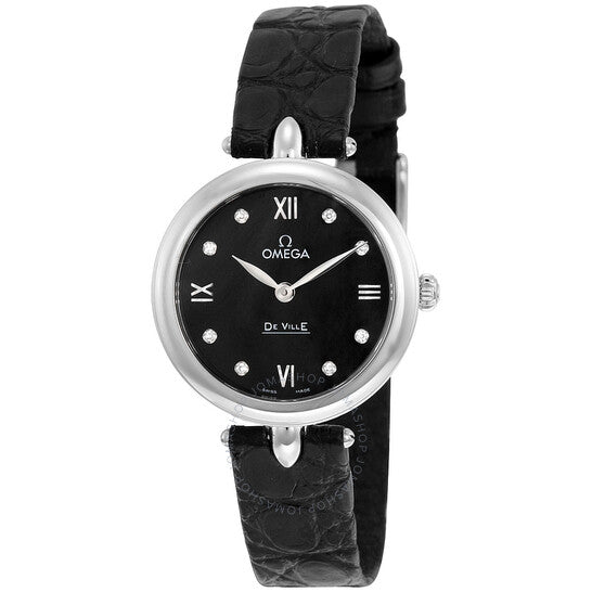 Omega, De Ville Prestige Black Dial Ladies Watch