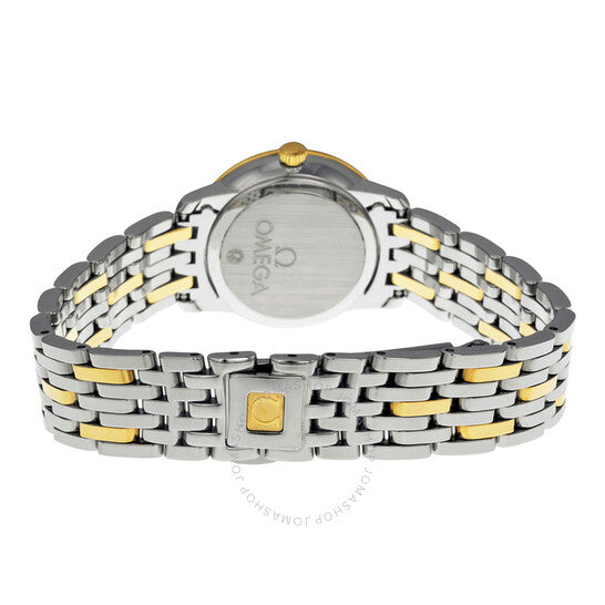 Omega, De Ville Prestige Champagne with Diamonds Dial Ladies Watch